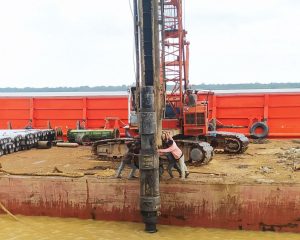 Pembangunan Dermaga Pelabuhan Kuala Jambi Di Duga Abaikan K3