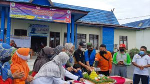Memperingati HUT TNI Ke 75, Babinsa Kuala Jambi Gelar Germas