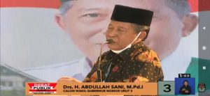 Closing Statement Abdullah Sani Tutup Debat dengan Seloko dan Doa