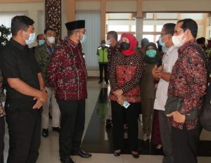 Pimpinan DPRD Provinsi Jambi Terima Kunjungan PJ Gubernur Jambi Bahas Penanganan Covid-19 di Provinsi Jambi