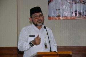 Sekda Sudirman Buka Bintek Trauma Healing Pasca Bencana di Wilayah Provinsi Jambi tahun 2021