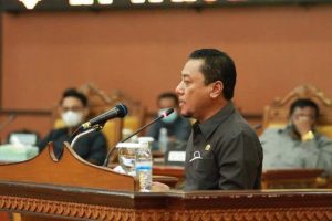 Sekda Sapril Hadiri Rapat Paripurna Masa Sidang III Tentang Laporan Keuangan Pemkab Tanjab Timur Tahun 2020