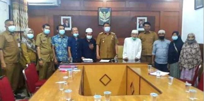 Wabup Tanjabbar Terima Kunjungan Silaturahmi Kelompok Tani Mekar Jaya