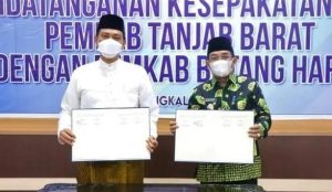 Demi Efisiensi Anggaran Daerah Kedua Bupati Tandatangani Kesepakatan