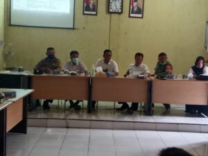 PEMDES DESA SUNGAI TOMAN MELAKSANAKAN MUSRENBANG DESA, DENGAN MEMATUHI PROTOKOL KESEHATAN